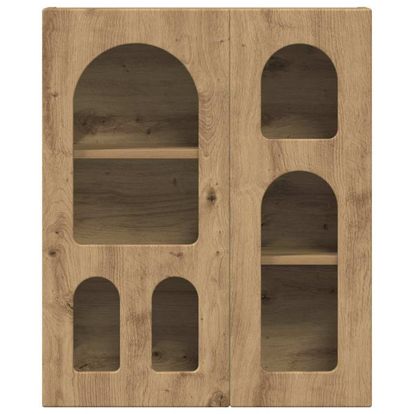 vidaXL Wall Cabinet Artisan Oak 59 x 20 x 71.5 cm Engineered Wood