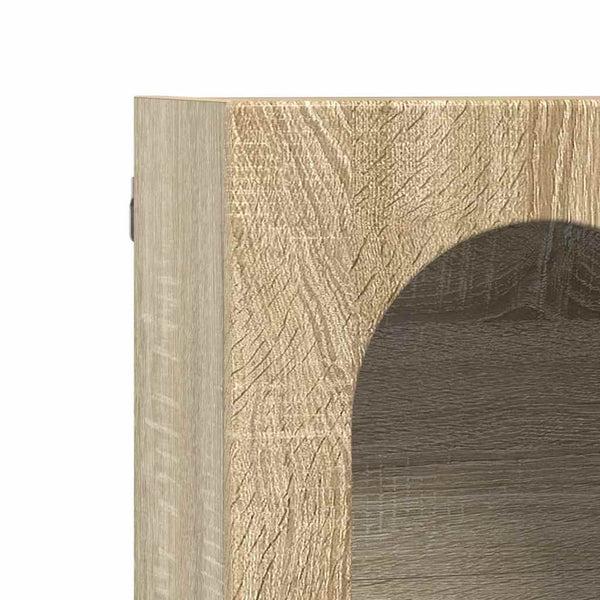 vidaXL Wall Cabinet Sonoma Oak 59 x 20 x 100 cm Engineered Wood