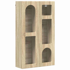 vidaXL Wall Cabinet Sonoma Oak 59 x 20 x 100 cm Engineered Wood