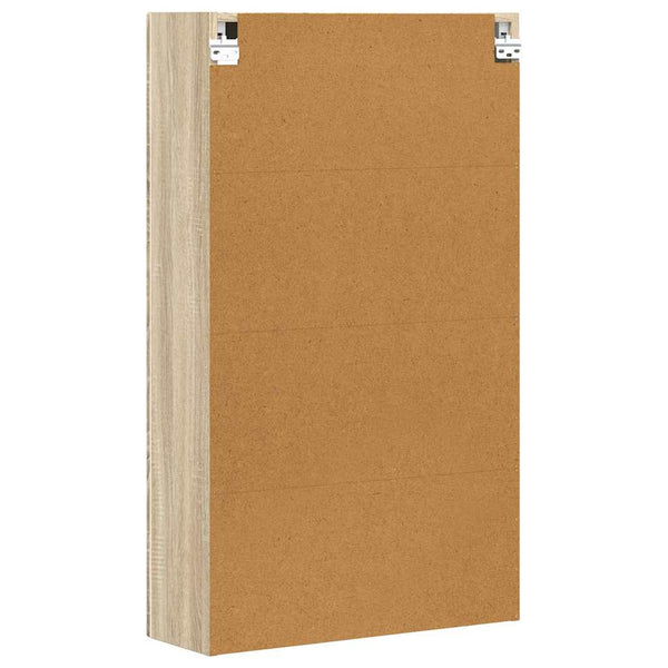vidaXL Wall Cabinet Sonoma Oak 59 x 20 x 100 cm Engineered Wood
