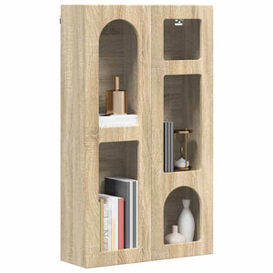 vidaXL Wall Cabinet Sonoma Oak 59 x 20 x 100 cm Engineered Wood