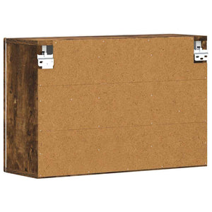 vidaXL Wall Cabinet Smoked Oak 60 x 20 x 40 cm Engineered Wood
