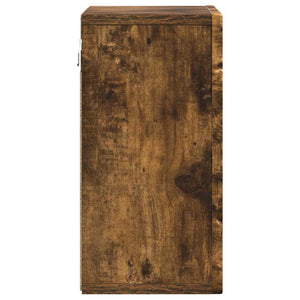 vidaXL Wall Cabinet Smoked Oak 60 x 20 x 40 cm Engineered Wood