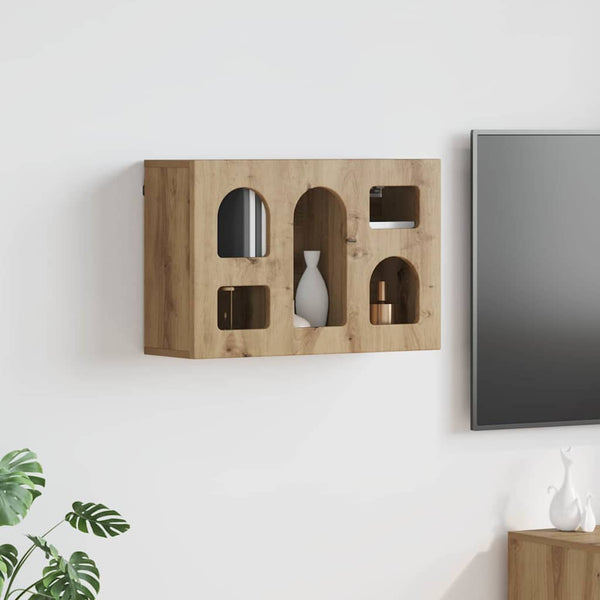 vidaXL Wall Cabinet Artisan Oak 60 x 20 x 40 cm Engineered Wood
