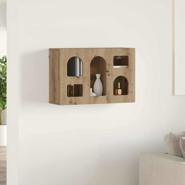 vidaXL Wall Cabinet Artisan Oak 60 x 20 x 40 cm Engineered Wood