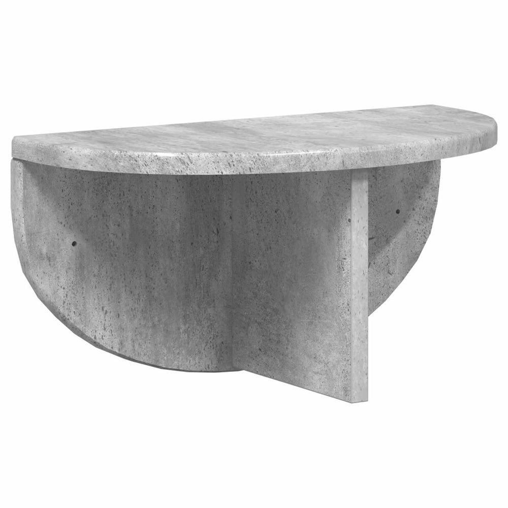 vidaXL Wall Shelf Wall Mounted Concrete Grey 38 x 19 x 19 cm Engineered Wood