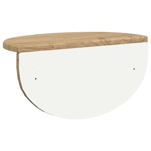 vidaXL Wall Shelf Artisan Oak 38 x 19 x 19 cm Engineered Wood