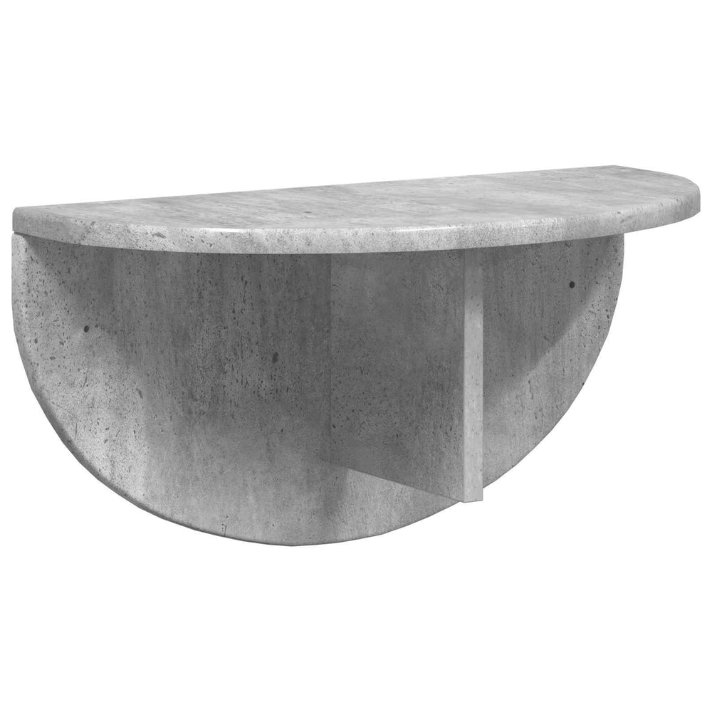 vidaXL Wall Shelf Wall-Mounted Concrete Gray 48 x 24 x 24 cm Engineered Wood