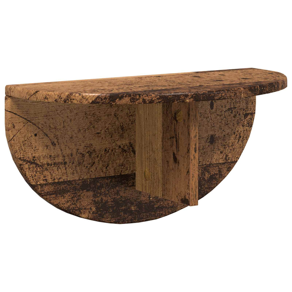 vidaXL Wall Shelf Wall-Mounted Reclaimed Wood 48 x 24 x 24 cm Engineered Wood