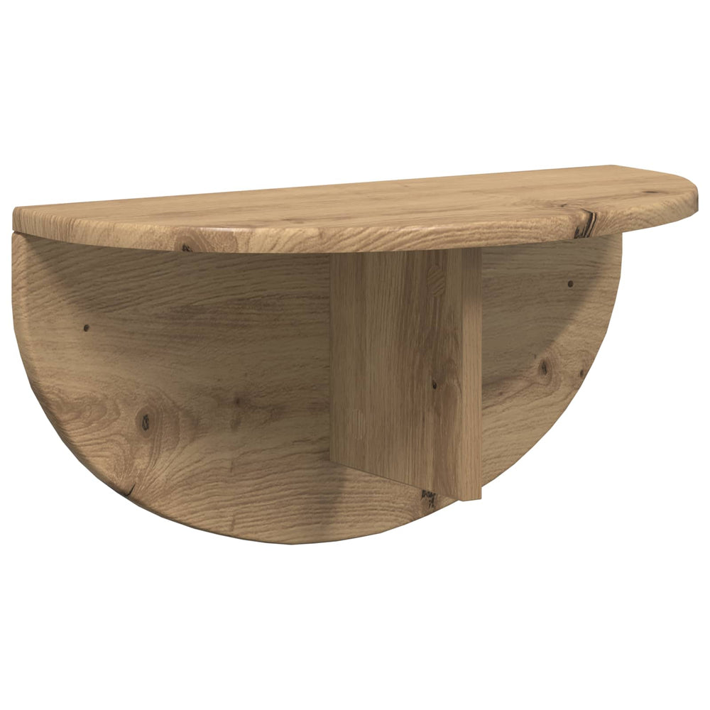 vidaXL Wall Shelf Artisan Oak 48x24x24 cm Engineered Wood