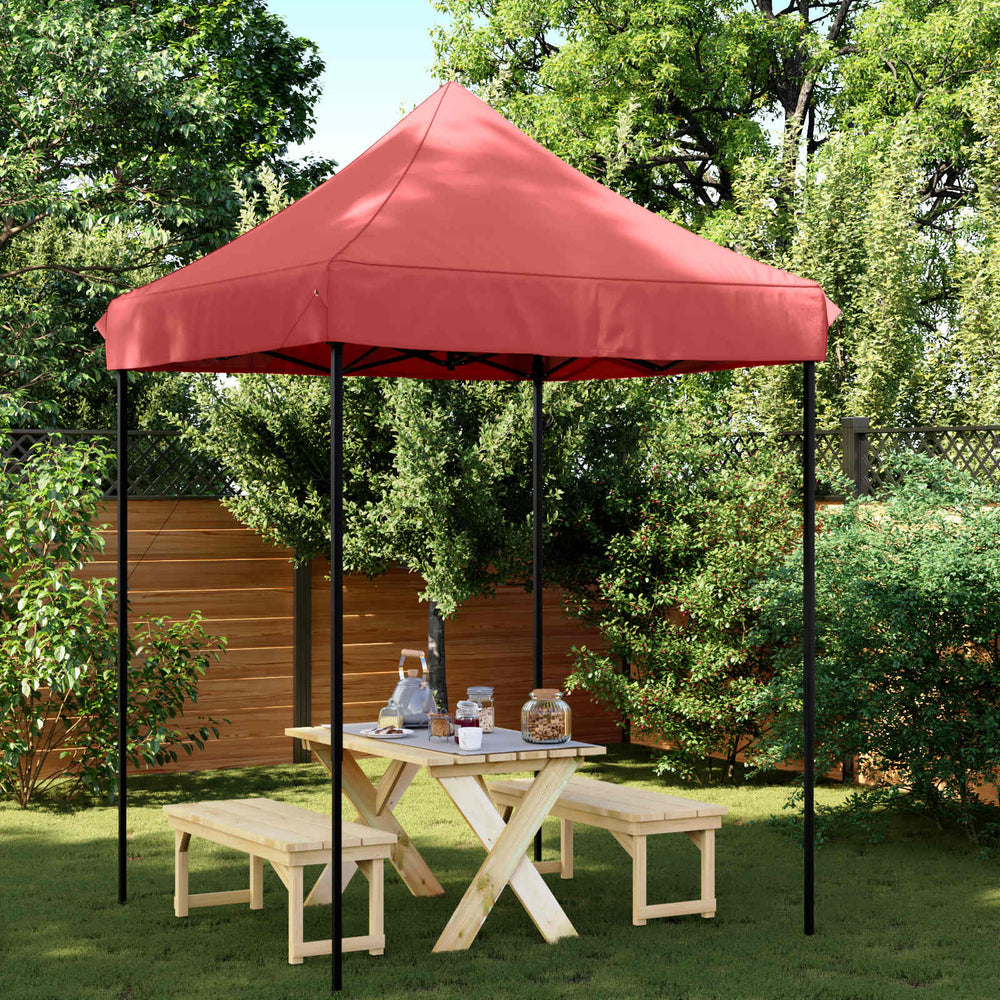 vidaXL Party Tent Burgundy 200 x 200 x 306 cm Oxford Fabric
