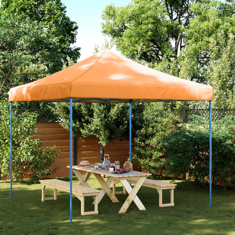 vidaXL Party Tent Orange 292 x 292 x 315 cm Oxford Fabric