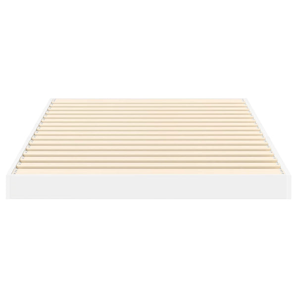 vidaXL Floor Bed Frame White 75 x 190 cm Engineered Wood
