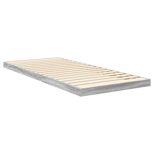 vidaXL Floor Bed Frame Sonoma 75 x 190 cm Engineered Wood