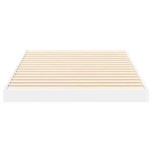 vidaXL Floor Bed Frame White 80 x 200 cm Engineered Wood