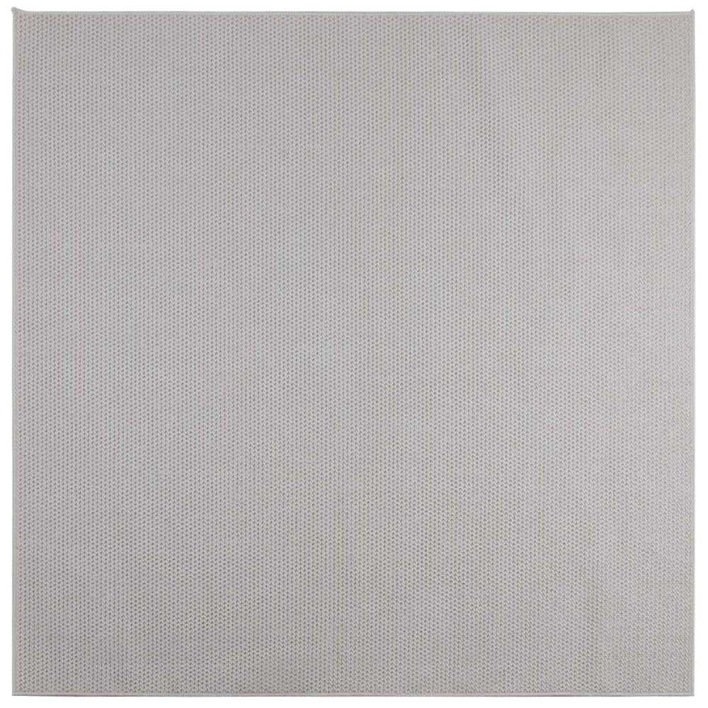 vidaXL Square Area Rugs LUGO Cream 240 x 240 cm Polyester
