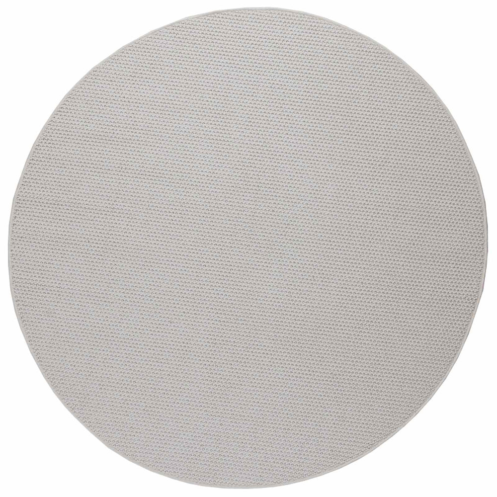 vidaXL Round Area Rug LUGO Cream Ø 160 CM Polyester