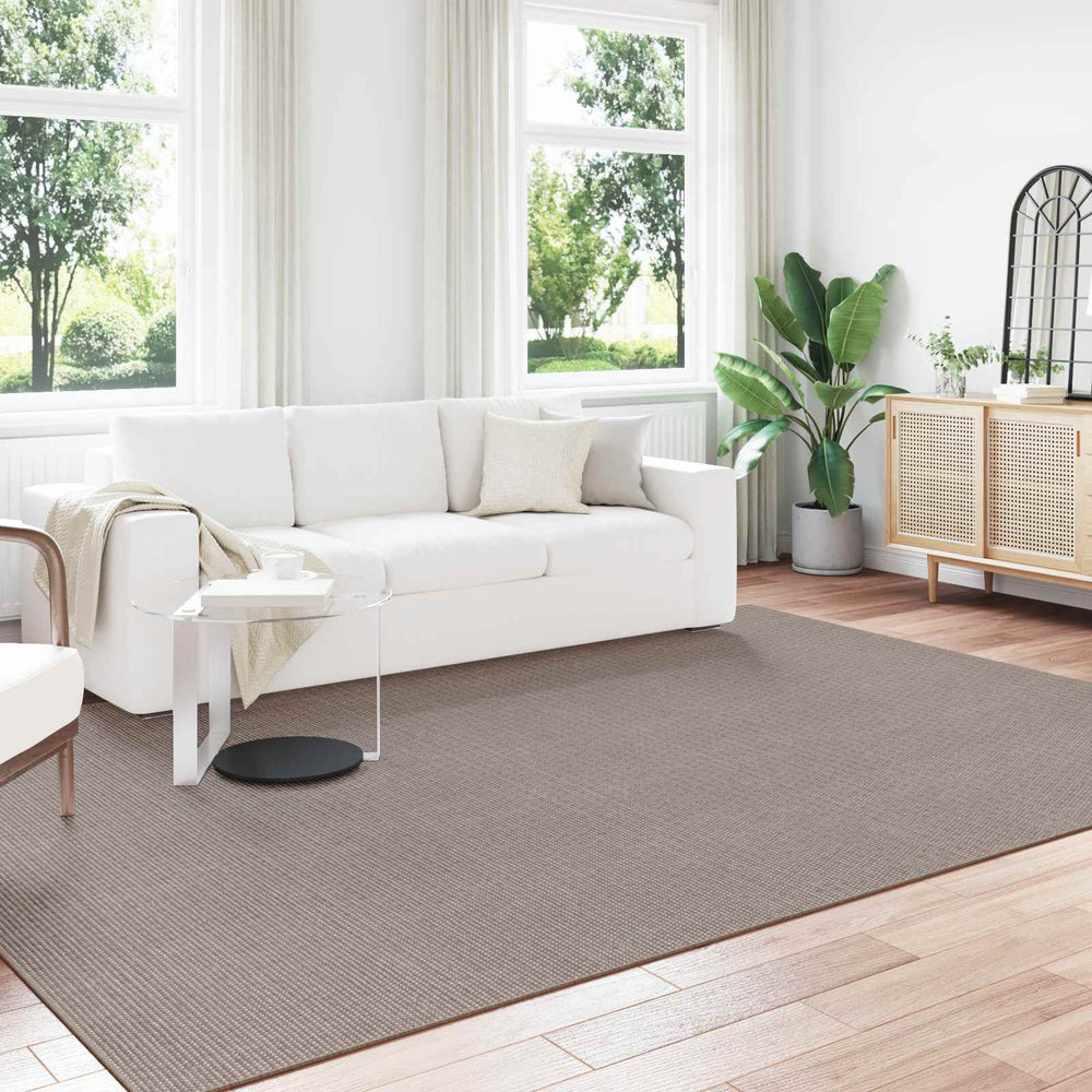 vidaXL Area Rugs Rectangular LUGO Taupe 200 x 280 cm Polyester