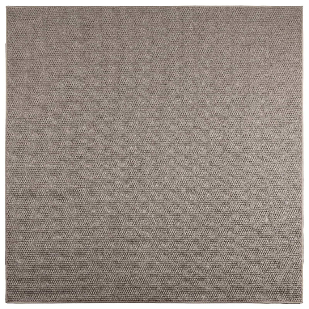 vidaXL Area Rugs Square LUGO Taupe 120 x 120 cm Polyester