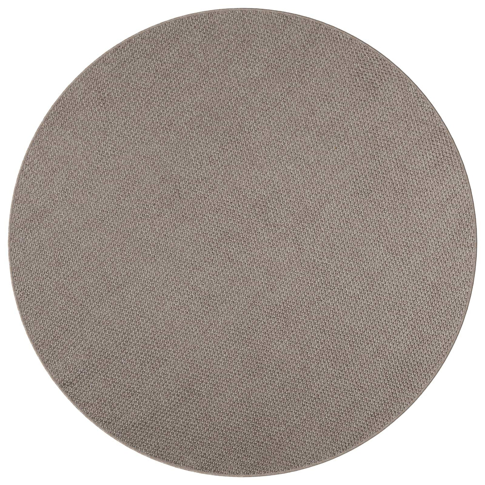 vidaXL Area Rugs Round LUGO Taupe Ø 200 CM Polyester