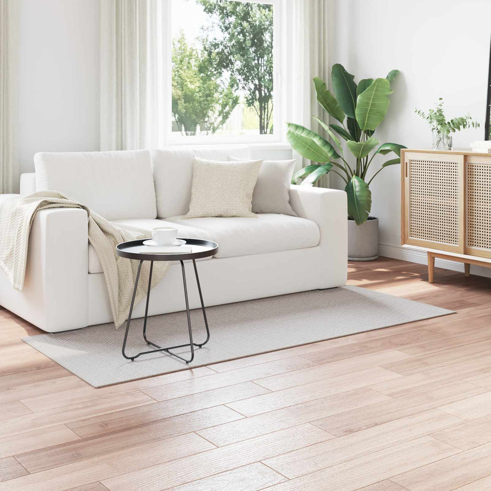Teppich LUGO Creme Grau 80x150 cm