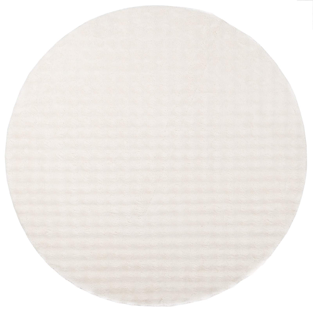 Runder Teppich Creme Ø 200 cm