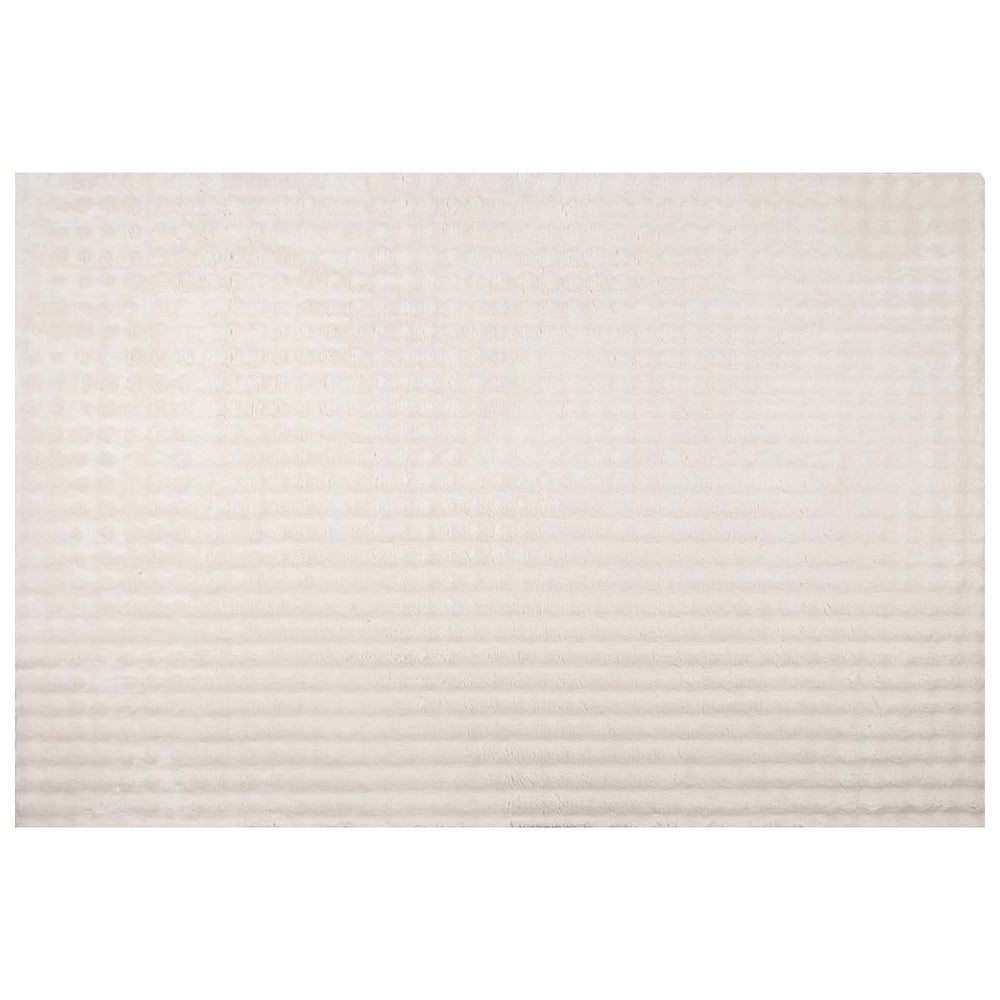 Beiger Teppich 170 x 120 cm Polyester