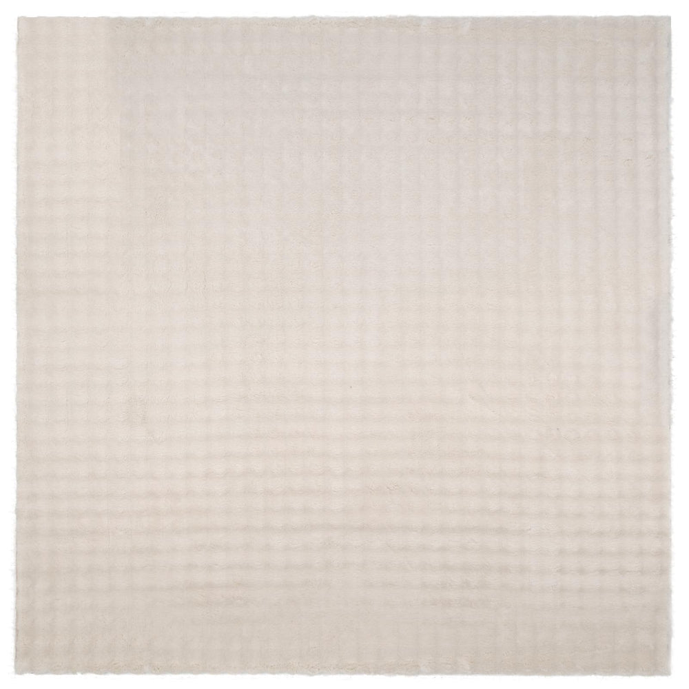 Quadratischer Teppich Beige 240x240 cm