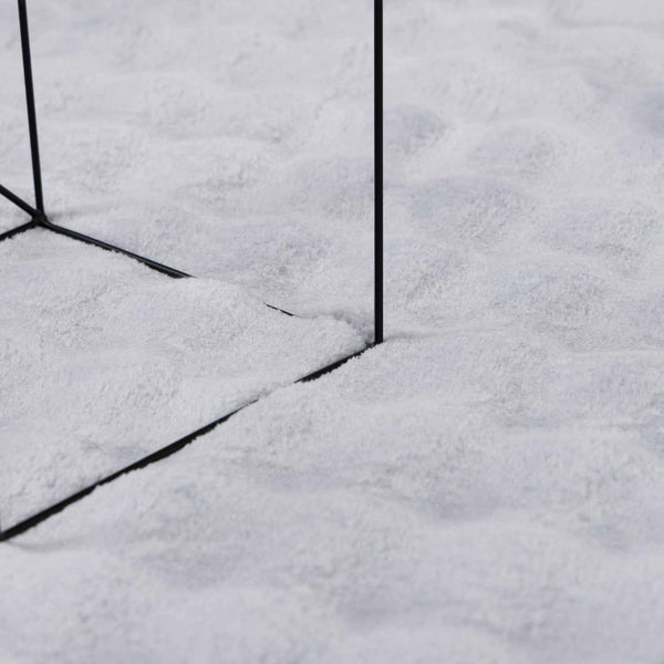 Rechteckiger Teppich SIROLO Grau 200x80 cm