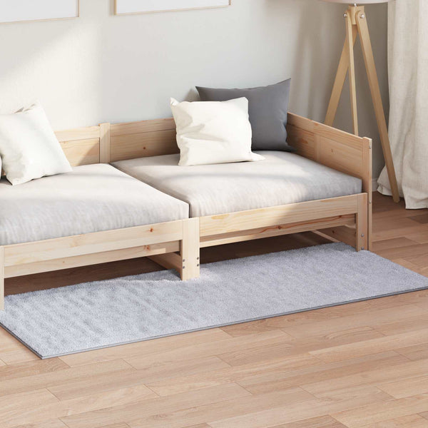 Rechteckiger Teppich SIROLO Grau 200x80 cm