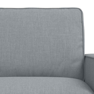 vidaXL Sofa Set 2 pcs Light Gray 162 x 80 x 82 cm Fabric