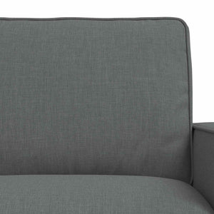 vidaXL Sofa Set 2 pcs Dark Grey 162 x 80 x 82 cm Fabric