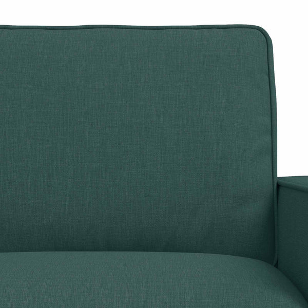 vidaXL Sofa Set 2 pcs Dark Green 162 x 80 x 82 cm Fabric