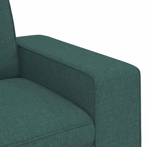 vidaXL Sofa Set 2 pcs Dark Green 162 x 80 x 82 cm Fabric