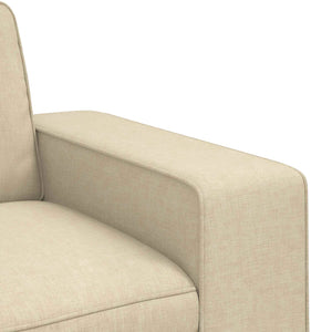 vidaXL Sofa Set 2 pcs Cream 162 x 80 x 82 cm Fabric