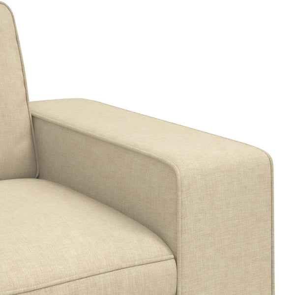 vidaXL Sofa Set 2 pcs Cream 162 x 80 x 82 cm Fabric