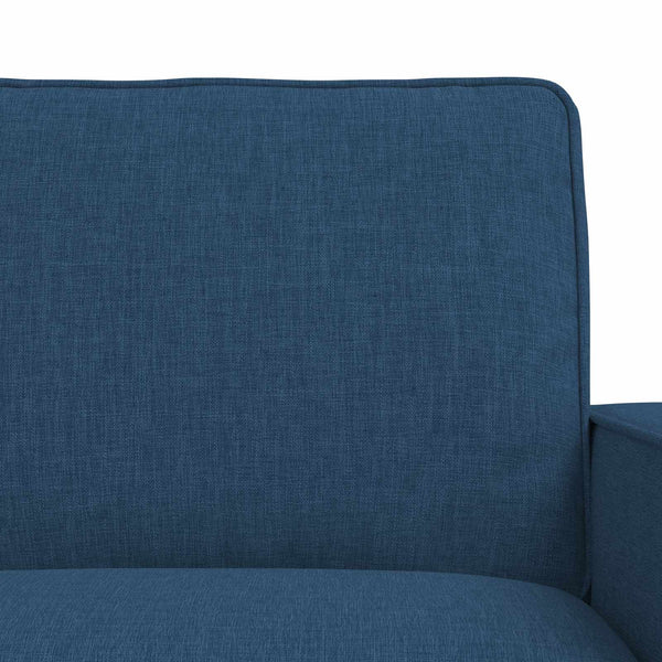 vidaXL Sofa Set 2 pcs Blue 162 x 80 x 82 cm Fabric