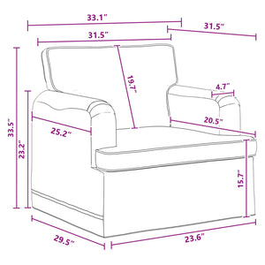 vidaXL Sofa Set 2 pcs Dark Grey 144 x 80 x 85 cm Fabric