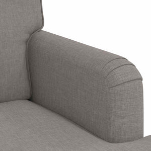 vidaXL Sofa Set 2 pcs Taupe 144 x 80 x 85 cm Fabric
