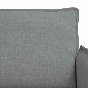 vidaXL Sofa Set 2 pcs Light Grey 136 x 82 x 85 cm Fabric