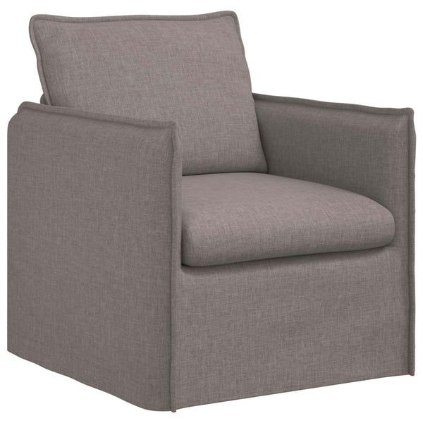 vidaXL Sofa Set 2 pcs Taupe 136 x 82 x 85 cm Fabric