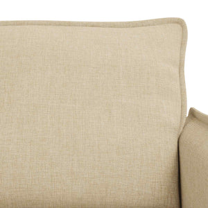 vidaXL Sofa Set 2 pcs Cream 136 x 82 x 85 cm Fabric