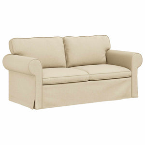 vidaXL Sofa Set 2 pcs Cream 175 x 82 x 80 cm Fabric