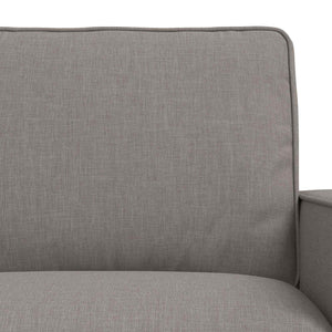 vidaXL Sofa Set 2 pcs Taupe 182 x 80 x 82 cm Fabric