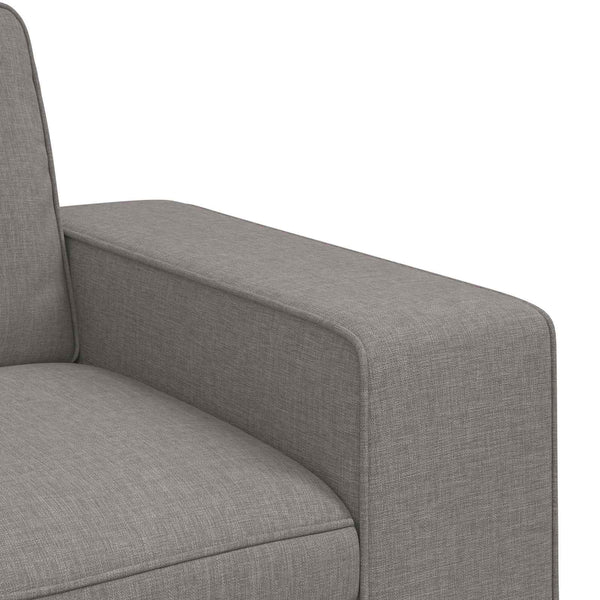 vidaXL Sofa Set 2 pcs Taupe 182 x 80 x 82 cm Fabric