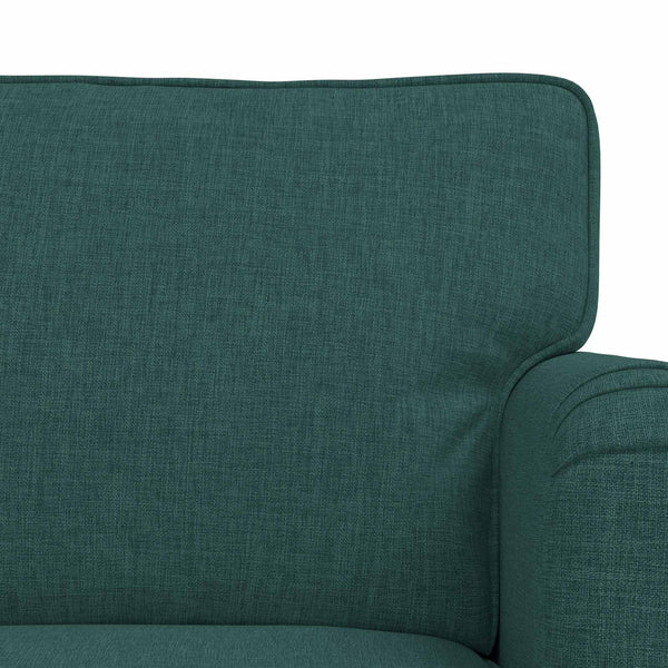 vidaXL Sofa Set 2 pcs Dark Green 162 x 80 x 85 cm Fabric