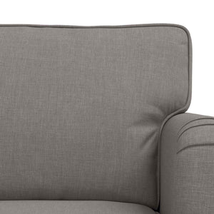 vidaXL Sofa Set 2 pcs Taupe 162 x 80 x 85 cm Fabric
