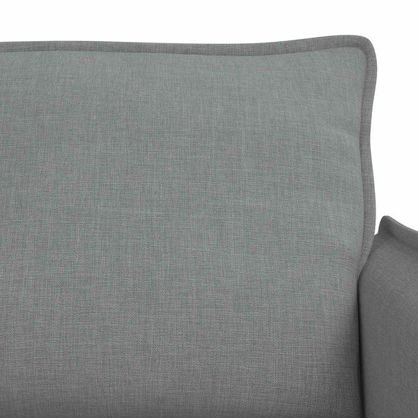 vidaXL Sofa Set 2 pcs Light Grey 156 x 82 x 85 cm Fabric