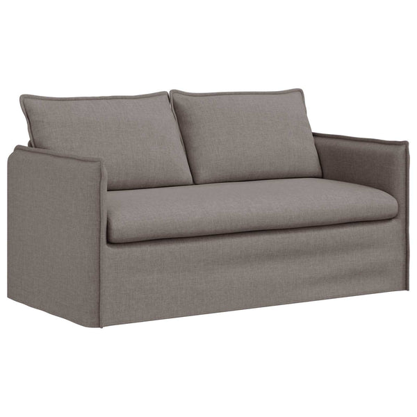 vidaXL Sofa Set 2 pcs Taupe 156 x 82 x 85 cm Fabric