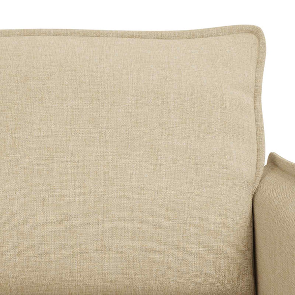 vidaXL Sofa Set 2 pcs Cream 156 x 82 x 85 cm Fabric